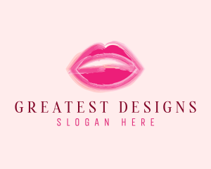 Beauty Lips Cosmetics  logo design