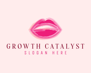 Beauty Lips Cosmetics  logo design