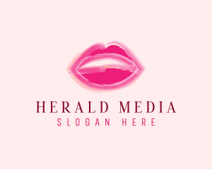 Beauty Lips Cosmetics  logo design