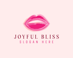 Beauty Lips Cosmetics  logo design