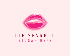 Beauty Lips Cosmetics  logo design