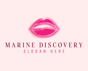 Beauty Lips Cosmetics  logo design