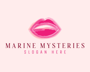 Beauty Lips Cosmetics  logo design