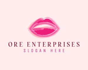 Beauty Lips Cosmetics  logo design