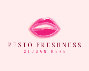 Beauty Lips Cosmetics  logo design