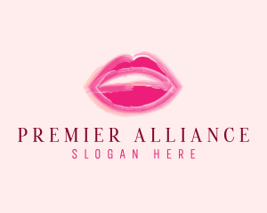 Beauty Lips Cosmetics  logo design