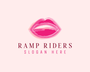 Beauty Lips Cosmetics  logo design