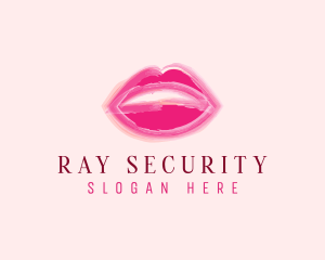 Beauty Lips Cosmetics  logo design