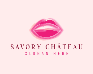 Beauty Lips Cosmetics  logo design