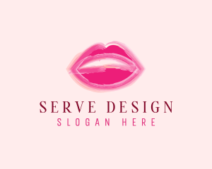 Beauty Lips Cosmetics  logo design