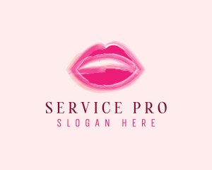 Beauty Lips Cosmetics  logo design