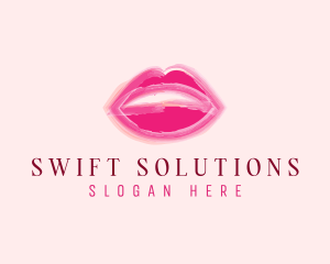 Beauty Lips Cosmetics  logo design