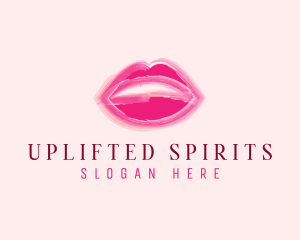 Beauty Lips Cosmetics  logo design