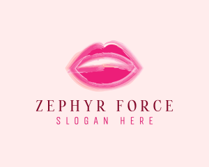 Beauty Lips Cosmetics  logo design