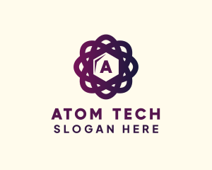 Science Chemistry Atom Research logo design