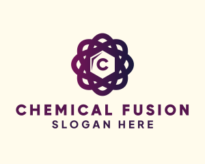 Science Chemistry Atom Research logo design