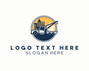 City - City Tow Truck logo design