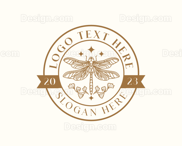 Dragonfly Wings Insect Logo