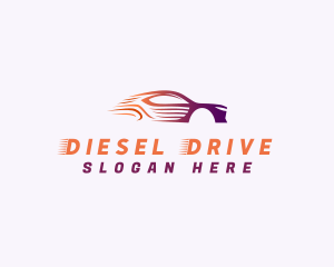 Sports Car Driving logo design