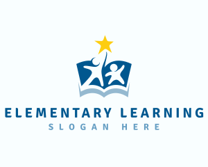 Children Book Learning logo design