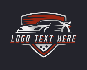 Race Car Automobile Vehicle logo