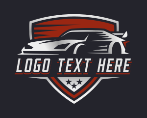 Race Car Automobile Vehicle logo