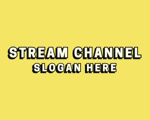 Yellow Game Streaming logo design