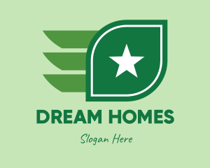 Star Leaf Wings Logo