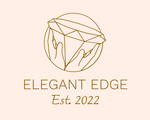 Luxury Diamond Jewelry logo design