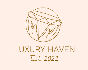 Luxury Diamond Jewelry logo design