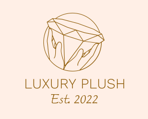 Luxury Diamond Jewelry logo design