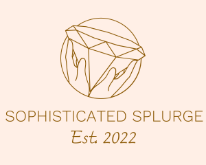 Luxury Diamond Jewelry logo design