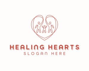 Family Heart Counseling logo design