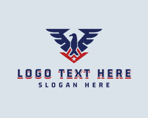 Eagle - Eagle Wings Aviation logo design