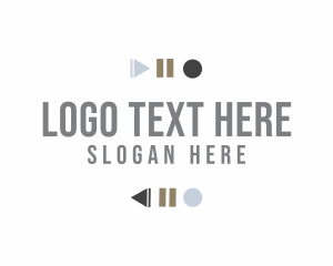 Music Button Wordmark logo