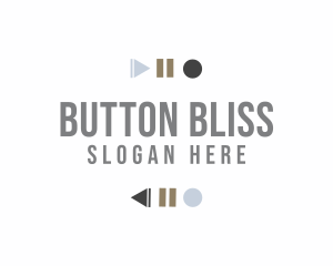 Music Button Wordmark logo