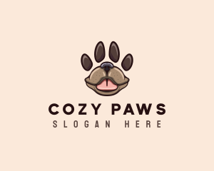 Dog Paw Pet logo design