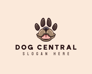 Dog Paw Pet logo design