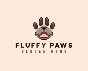 Dog Paw Pet logo design
