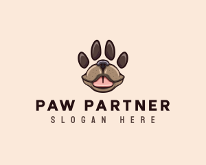 Dog Paw Pet logo design