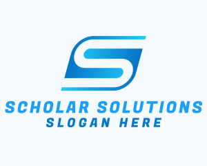 Digital Tech Letter S logo design