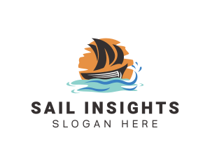 Ocean Boat Sailing  logo