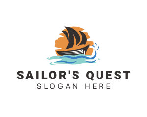 Ocean Boat Sailing  logo