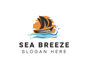 Ocean Boat Sailing  logo