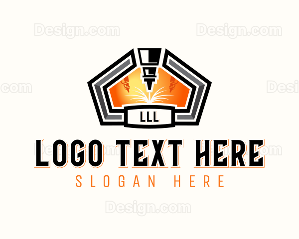 Laser Engraving Manufacturing Logo