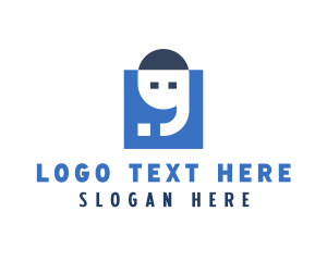 Blue Square Apostrophe logo