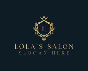 Royal Shield Luxury Boutique logo design