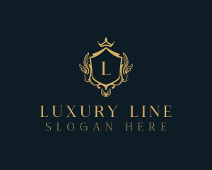 Royal Shield Luxury Boutique logo design