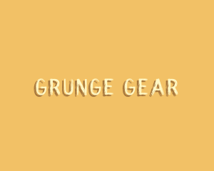 Retro Grunge Chalk logo