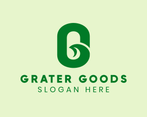 Green Natural Letter G  logo design